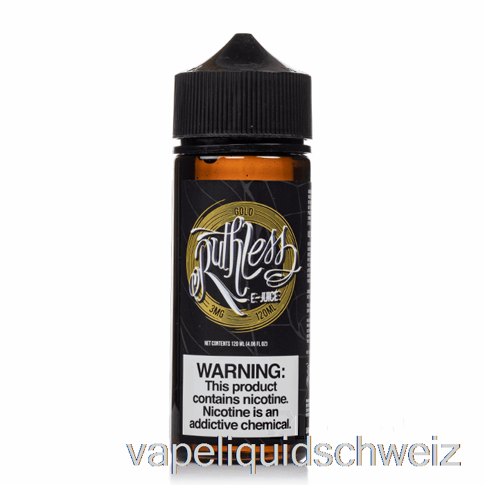 Gold - Rücksichtsloser Dampf - 120 Ml 3 Mg Vape Ohne Nikotin